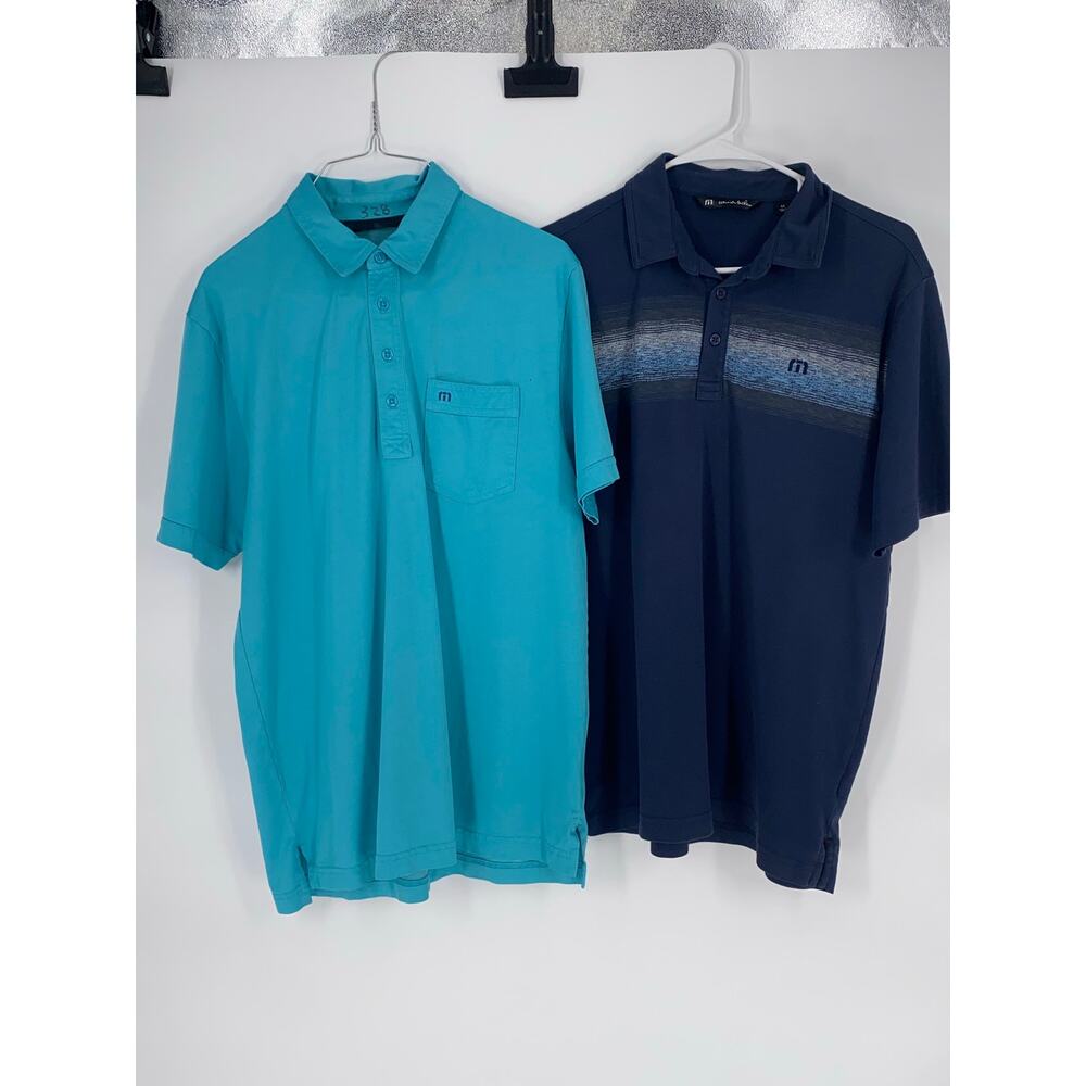 2 Travis Matthew Mens Golf Polo (read description)